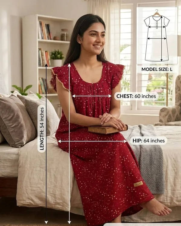 Women's_Premium_Cotton_Printed_Maxi_Nighty_|_Full_Length_Soft_Nightwear_Gown_with_Ruffle_Sleeves