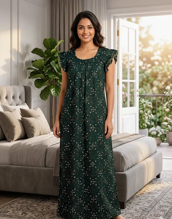 Women's_Premium_Cotton_Printed_Maxi_Nighty_|_Full_Length_Soft_Nightwear_Gown_with_Ruffle_Sleeves