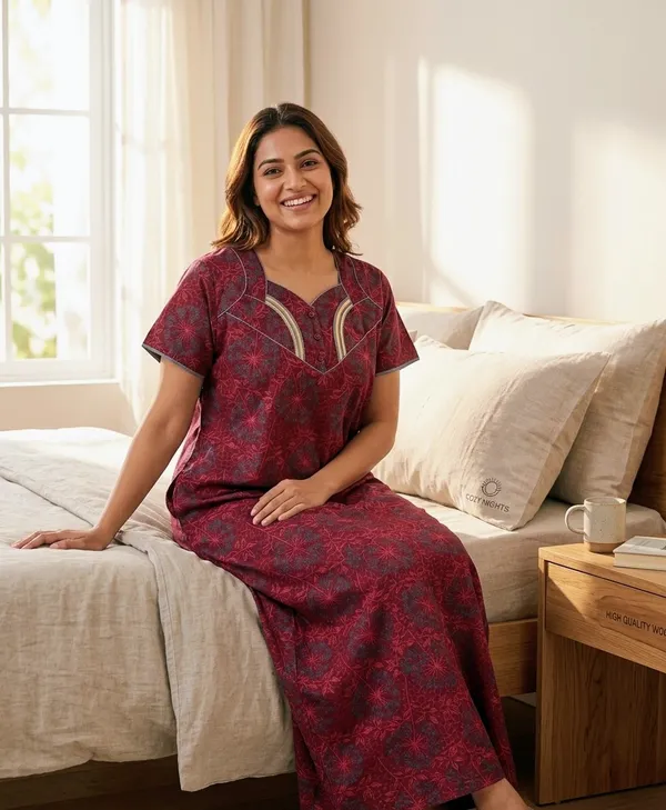 Women's_Premium_Cotton_Printed_Maxi_Nighty_|_Full_Length_Soft_Nightwear_Gown_with_Ruffle_Sleeves