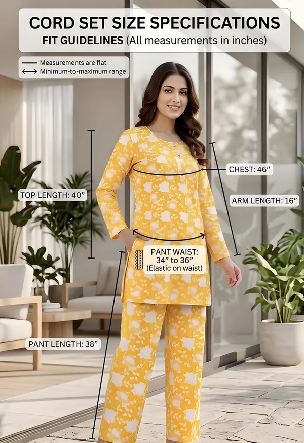 Yellow_Floral_Print_viscos_Relaxed_Night_Suit_Set_For_Women