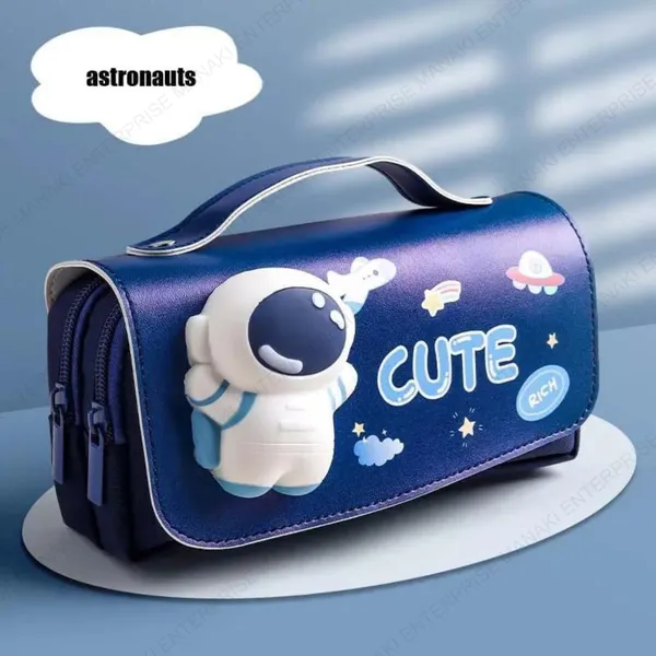 Blue_3D_Character_Pencil_Pouch_Big_Large_Capacity_Space-Themed_Stationery_Organizer_For_Kids,_Boys_&_Girls,_Durable_&_Fun_Design