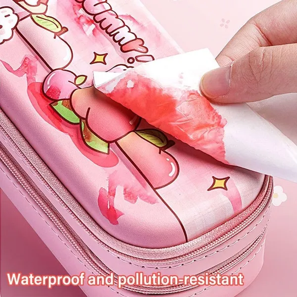 Pink_3D_Girl_Design_Pink_Large_Capacity_Double_Layer_Pencil_Pouch_Stylish_&_Spacious_Organizer_For_Girls,_School_&_Stationery_Bag