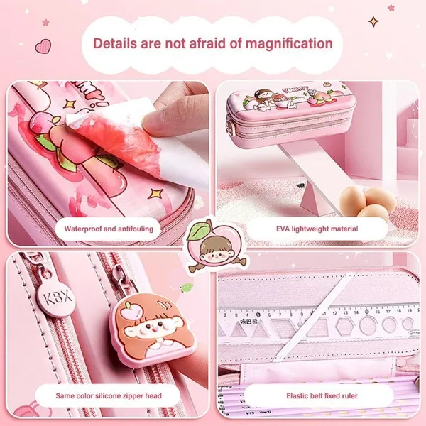 Pink_3D_Girl_Design_Pink_Large_Capacity_Double_Layer_Pencil_Pouch_Stylish_&_Spacious_Organizer_For_Girls,_School_&_Stationery_Bag