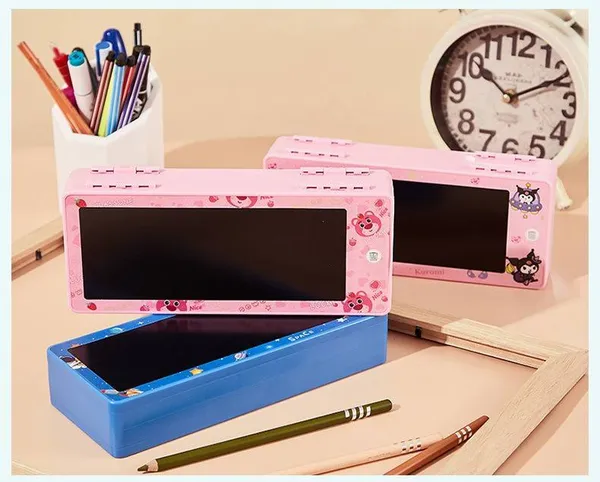 Multicolor_Led_Writing_Screen_Pencil_Box_Multi-Functional_Kids'_Pencil_Box_With_Built-In_Led_Writing_Screen_And_Stylus,_Spacious_Storage_For_Stationery