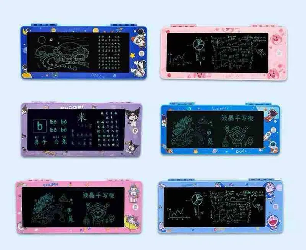 Multicolor_Led_Writing_Screen_Pencil_Box_Multi-Functional_Kids'_Pencil_Box_With_Built-In_Led_Writing_Screen_And_Stylus,_Spacious_Storage_For_Stationery