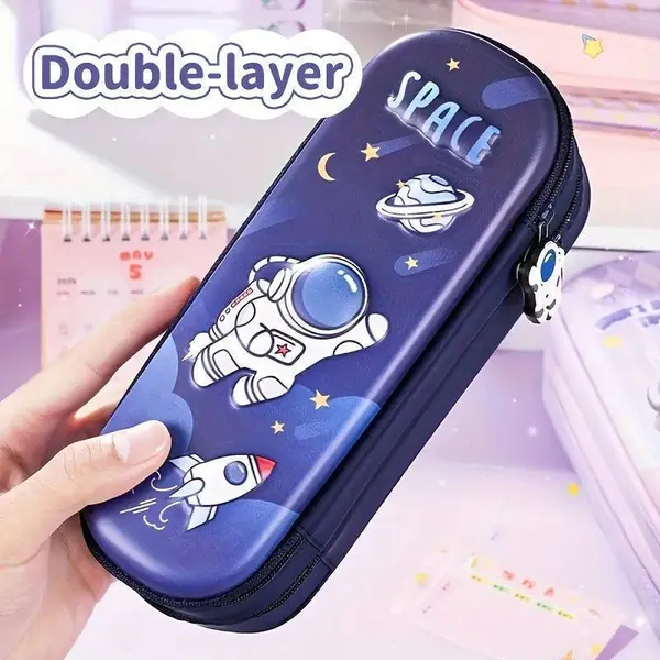 Blue_Double_Layer_Space_Astronaut_Pencil_Pouch_Case_Large_Capacity_Stationery_Organizer_For_Boys_&_Girls,_Durable_Zippered_Pencil_Case
