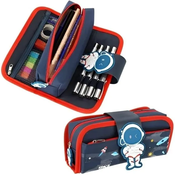 Blue_Space_Astronaut_Pencil_Case_Large_Capacity_Pen_Bag,_Cute_Cartoon_Stationery_Organizer,_Detachable_Zipper_Pen_Pouch,_Polyester_Storage_Box_For_Boys,_Girls,_Teens,_And_Students