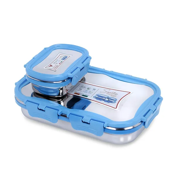 Stainless_Steel_Lunch_Box_Set_–_2_Containers_(700ml_&_150ml)_|_Dishwasher_Safe_|_Airtight_&_Leakproof_Tiffin_Box_for_Office,_School,_Travel,_Picnic_
