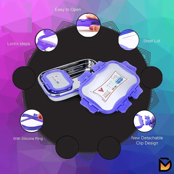 Stainless_Steel_Lunch_Box_Set_–_2_Containers_(700ml_&_150ml)_|_Dishwasher_Safe_|_Airtight_&_Leakproof_Tiffin_Box_for_Office,_School,_Travel,_Picnic_