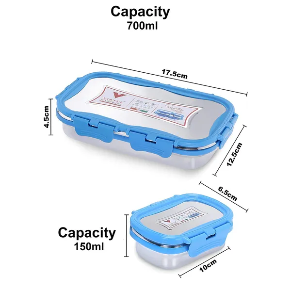 Stainless_Steel_Lunch_Box_Set_–_2_Containers_(700ml_&_150ml)_|_Dishwasher_Safe_|_Airtight_&_Leakproof_Tiffin_Box_for_Office,_School,_Travel,_Picnic_