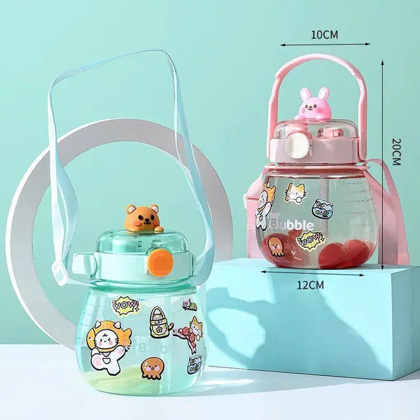 Multicolor_Big_Belly_Water_Bottle_For_Kids_Fun_&_Durable_Bpa-Free_Water_Bottle_With_Straw,_Leakproof_Design,_500Ml_Capacity