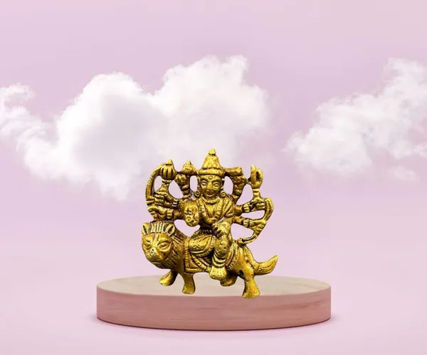 Brass_Durga_Mata_Idol_|_For_Home_Decoration