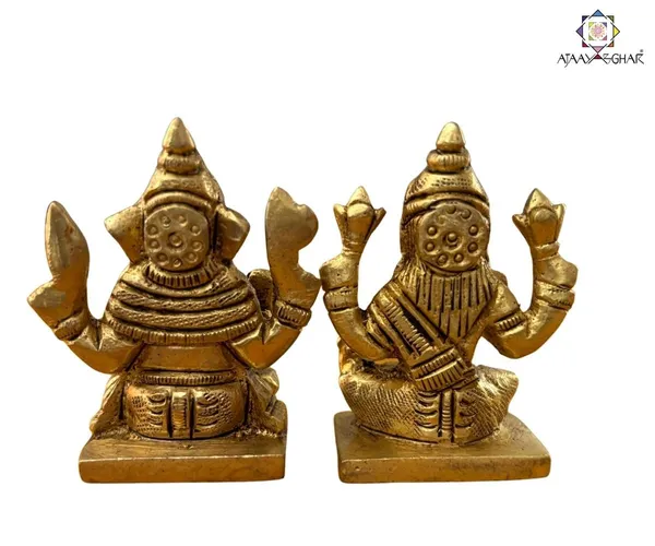 Brass_Ganesha_Laxmi_Idol_|_For_Home_Decoration