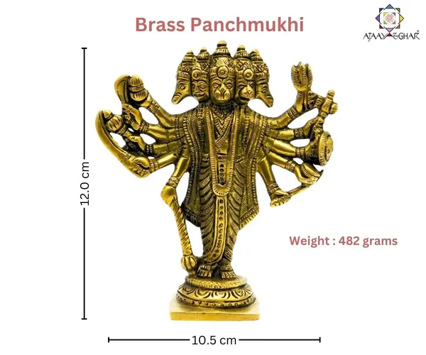 Brass_Panchmukhi_Hanuman_Ji_Idol_|_For_Home_Decoration