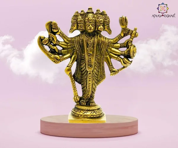 Brass_Panchmukhi_Hanuman_Ji_Idol_|_For_Home_Decoration