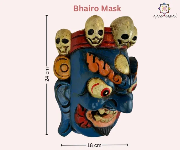 Blue_Handmade_Tibetan_Wooden_Bhairo_Mask_|_For_Office_Home_Shops_Door_Hanging