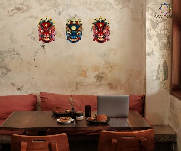 Red_Handmade_Tibetan_Wooden_Bhairo_Mask_|_For_Office_Home_Shops_Door_Hanging