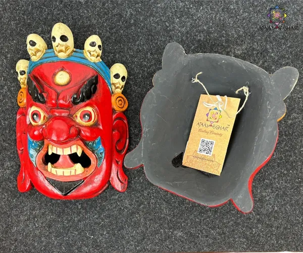 Red_Handmade_Tibetan_Wooden_Bhairo_Mask_|_For_Office_Home_Shops_Door_Hanging