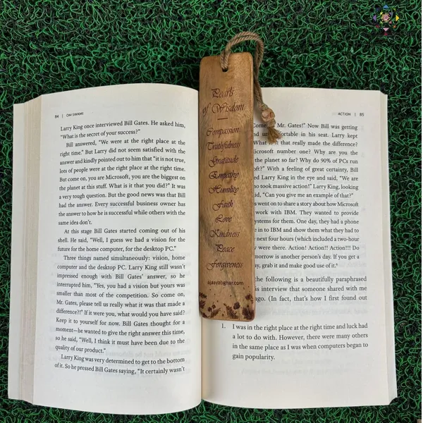 Set_of_2_Wisdom_Mantra_Engraved_Wooden_Bookmark