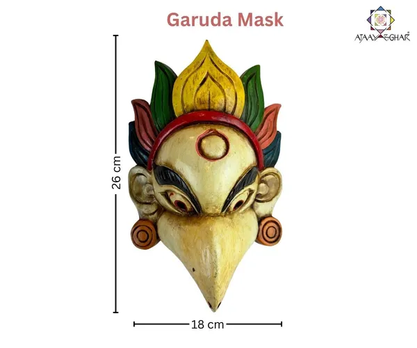White_Handmade_Tibetan_Garurd_Mask_|_For_Office_Home_Shops_Door_Hanging