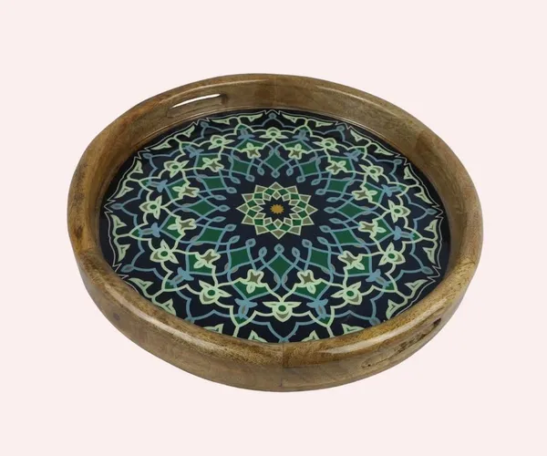 3D_Antique_Wooden_Resin_Serving_Tray_|_Handicraft_Dining_and_Decorative_Tray
