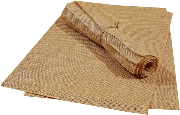 Pack_Of_4_Table_Mat_With_Runner_|_Foldable_Handwoven_Organic_|Made_With_Burlap_Jute_Fabric