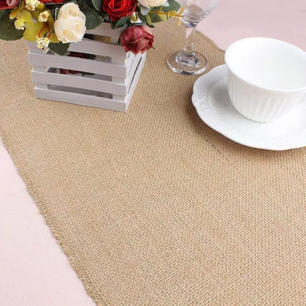 Pack_Of_6_Table_Mat_With_Runner_|_Foldable_Handwoven_Organic_|Made_With_Burlap_Jute_Fabric