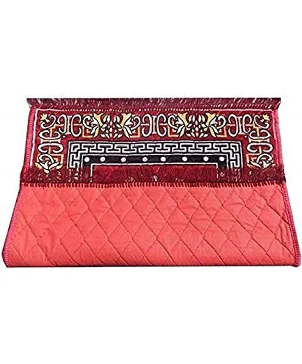 MONTISA_Velvet_Pooja_Mat_for_Sitting_on_floor_Pack_of_2_Big_Aasan_for_Puja_Room_Washable_22x22