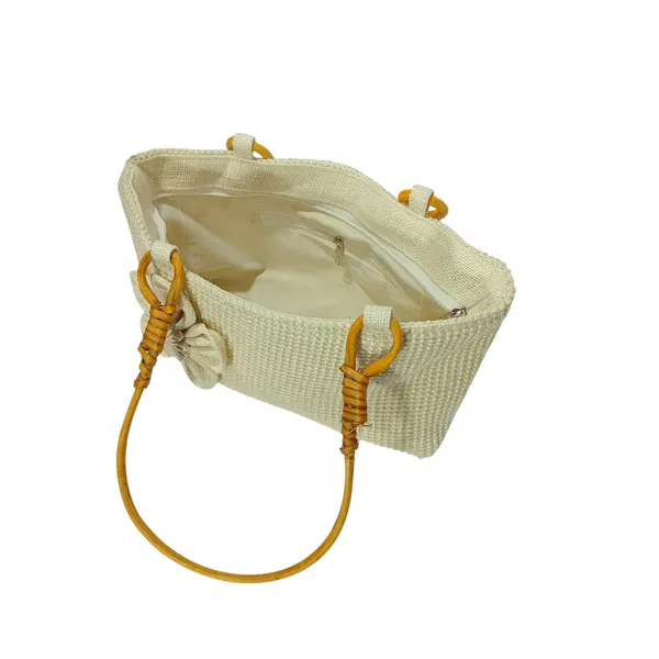 MONTISA_Handbag_made_of_Dobby_Jute_|_type_of_Half_Moon_Bag_|_Cane_Handel_with_Handcrafted_designed_Flower-03