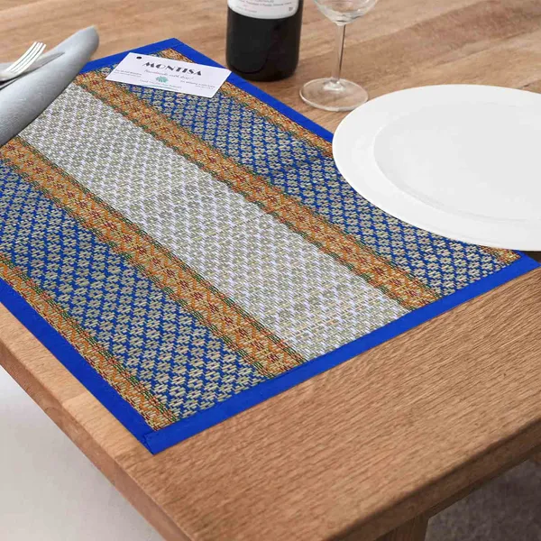 Pack_Of_6_Table_Mat_With_Runner_And_6_Coasters_|_Foldable_Handwoven_Organic_|Made_With_Madurkathi