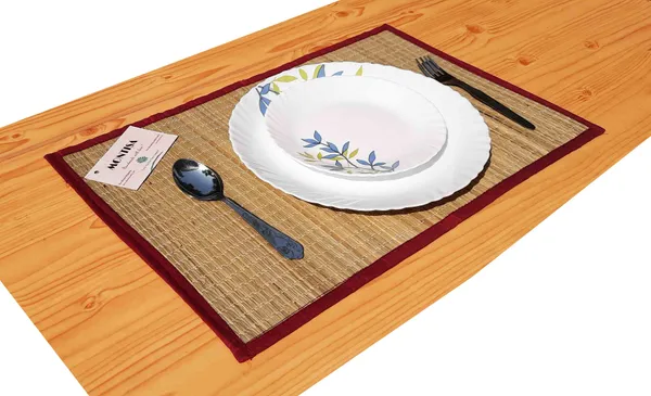 Pack_Of_4_Table_Mat_With_Runner_And_4_Coasters_|_Foldable_Handwoven_Organic_|Made_With_Madurkathi