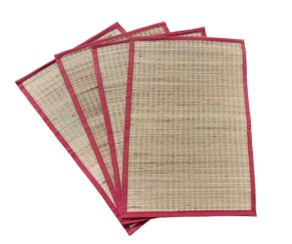 Pack_Of_4_Table_Mat_With_Runner_And_4_Coasters_|_Foldable_Handwoven_Organic_|Made_With_Madurkathi