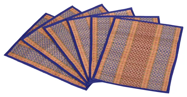 Pack_Of_6_Table_Mat_With_Runner_And_6_Coasters_|_Foldable_Handwoven_Organic_|Made_With_Madurkathi