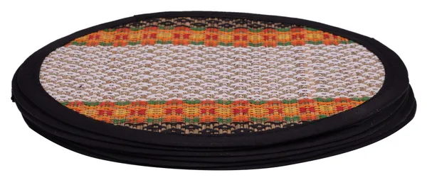 Pack_Of_6_Table_Mat_With_Runner_And_6_Coasters_|_Foldable_Handwoven_Organic_|Made_With_Madurkathi