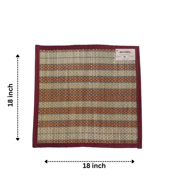 Pooja_Aasan_|_Foldable_Handwoven_Organic_|Made_With_Madurkathi_|_Best_For_Japa,_Sitting,_Meditation