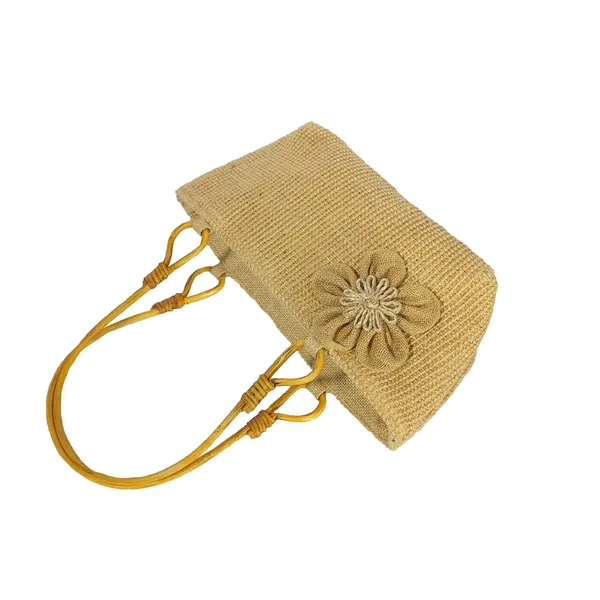 MONTISA_Hand_bag_made_of_Dobby_Jute_|_type_of_Half_Moon_Bag_|_Cane_Handel_with_Handcrafted_designed_Flower-02