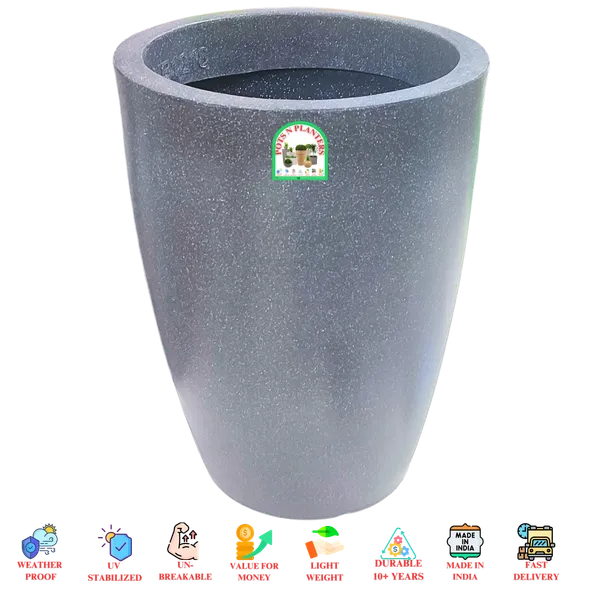 Grey_Marble_Fibre_Curve_Tower_Pot_-_With_Italian_Design_And_Marble_Finish_(_12_Inch_Dia_X_18_Inch_Height_)