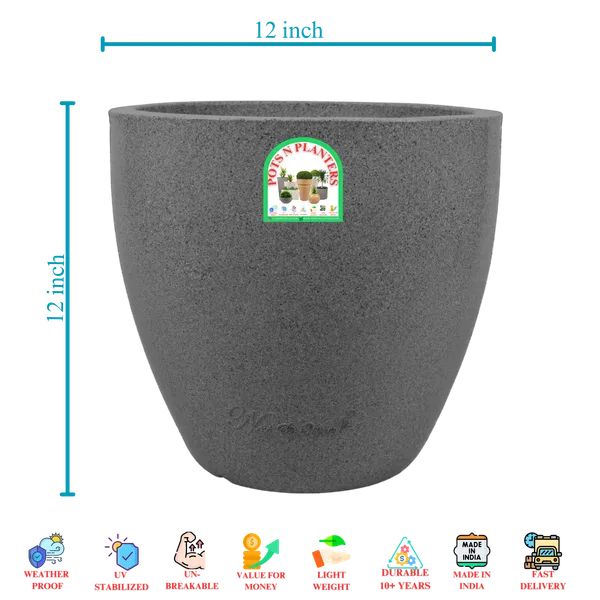 Grey_Marble_Fibre_Flower_Pot_With_Italian_Design_And_Marble_Finish