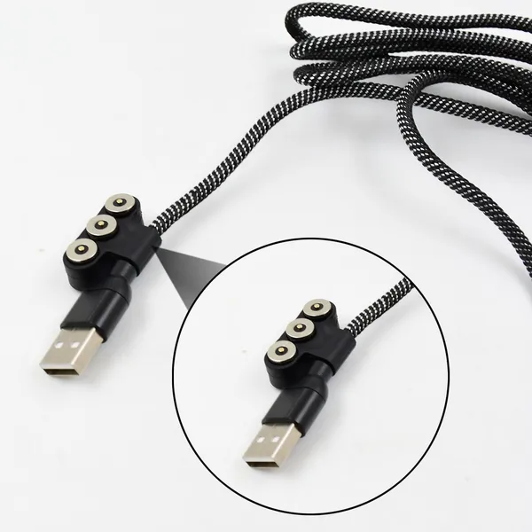 Multicolor_Nylon_3_In_1_Magnetic_Usb_Charging_Cable