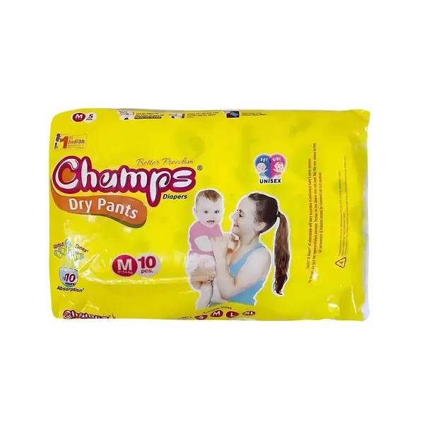 Multicolor_Leakproof_Soft_&_Dry_Baby_Diaper_Pants_(10_Pcs)