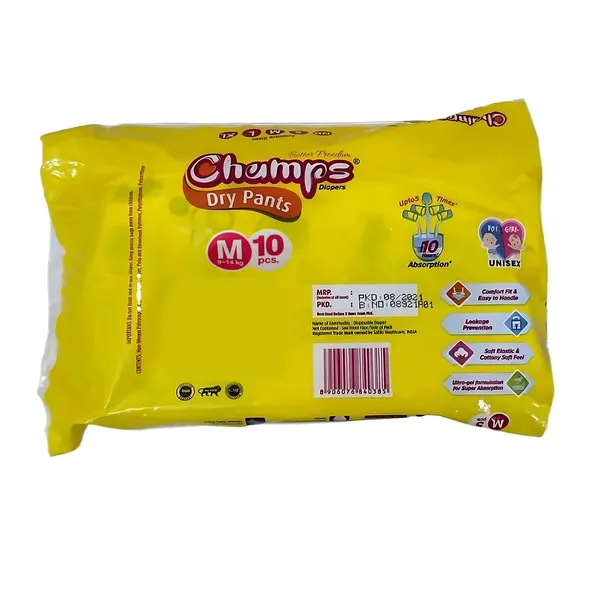 Multicolor_Leakproof_Soft_&_Dry_Baby_Diaper_Pants_(10_Pcs)