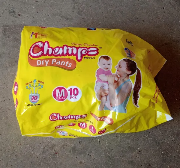 Multicolor_Leakproof_Soft_&_Dry_Baby_Diaper_Pants_(10_Pcs)