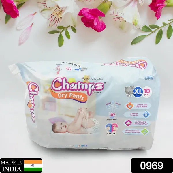 Multicolor_Leakproof_Soft_&_Dry_Baby_Diaper_Pants_(10_Pcs)