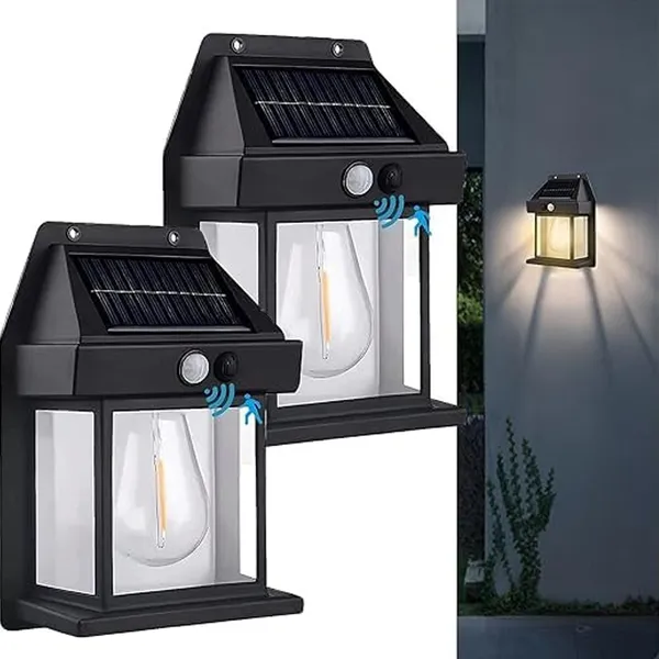 Multicolor_Waterproof_Wireless_Solar_Wall_Lantern_With_3_Modes_&_Motion_Sensor_With_Clear_Panel_(1_Pc_)