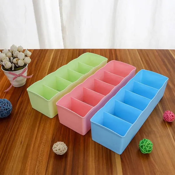 Multicolor_Multi-Function_Desktop_Drawer_5_Grid_Storage_Box_(4_Pcs)