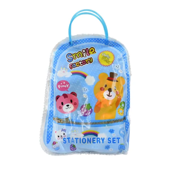 Multicolor_Stationery_Kit_For_Kids_(2_Pencil,_1_Scale,_1_Notebook,1_Sharpener,_1_Eraser_&_With_Zip_Bag)_(6_Pcs)