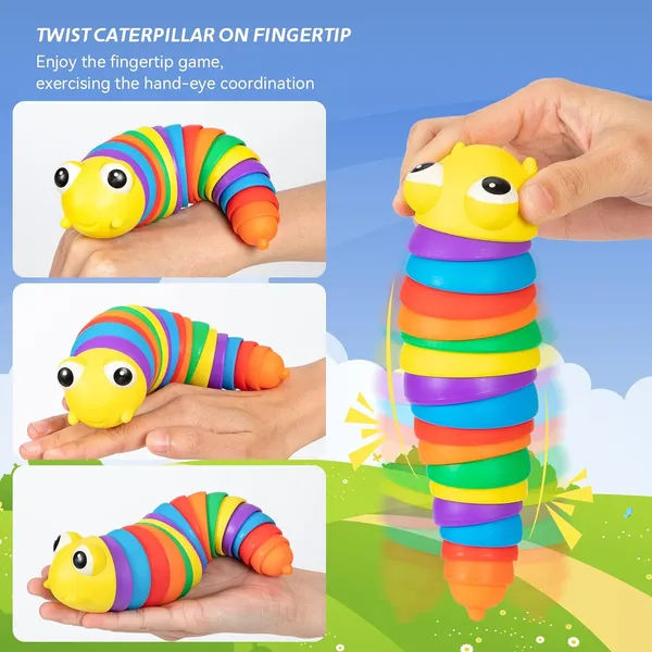 Multicolor_3D_Rainbow_Color_Plastic_Slug_Fidget_Toys_(1_Pc)