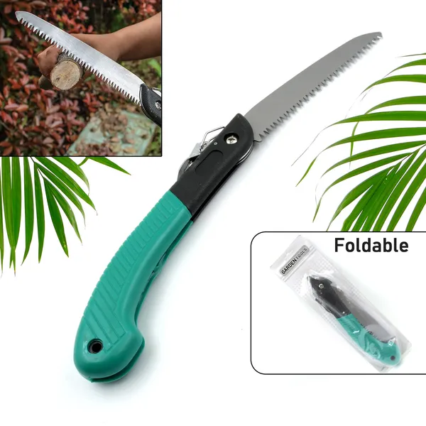 Green_Folding_Pruning_Saws_For_Tree_Trimming_Camping