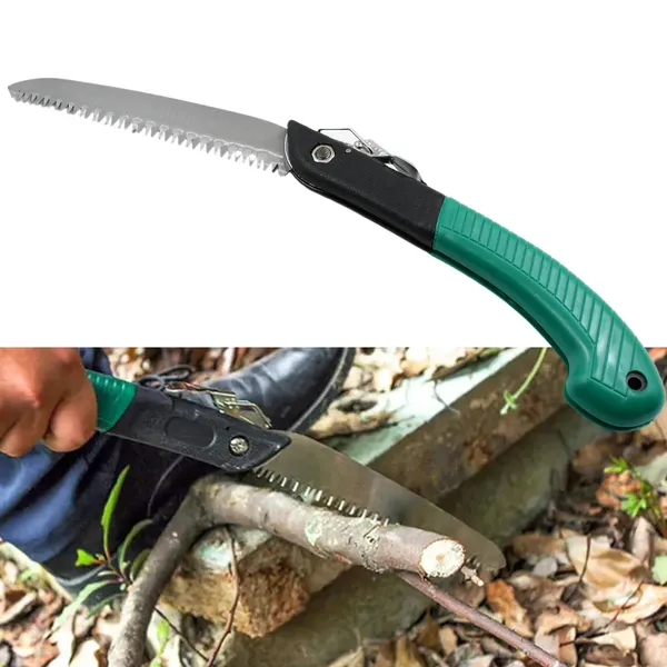 Green_Folding_Pruning_Saws_For_Tree_Trimming_Camping