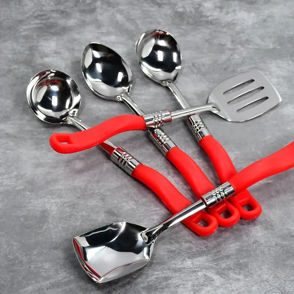 Multicolor_Stainless_Steel_Serving_Spoon_Set_(5_Pcs)